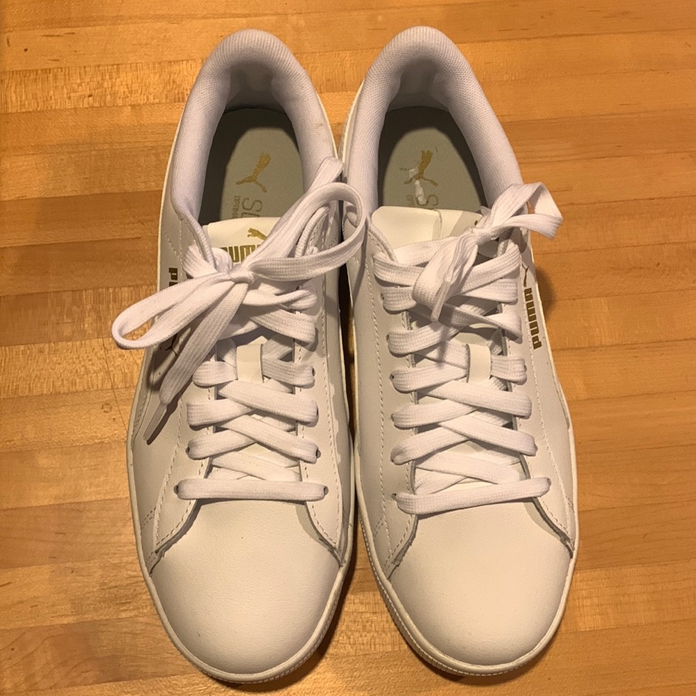 Puma white leather sneaker